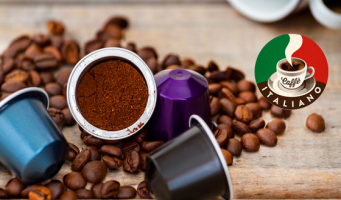 Зерновой кофе или капсулы для кофемашин 
Nespresso серии Classic Collection и Aroma Collection в интернет-магазине 
Caffe Italiano. Скидка до 62%